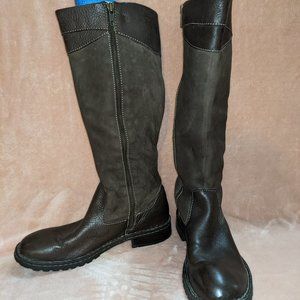 Born Tall Leather Riding Boot with flannel lining size 11